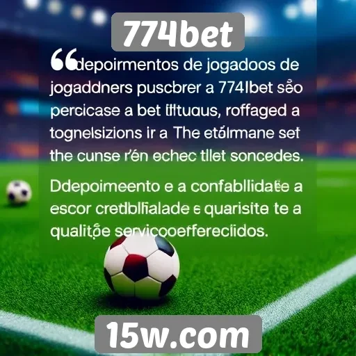 Depoimentos de jogadores sobre 774bet são positivos